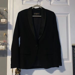 Amanda Uprichard Black Jane Blazer in Small